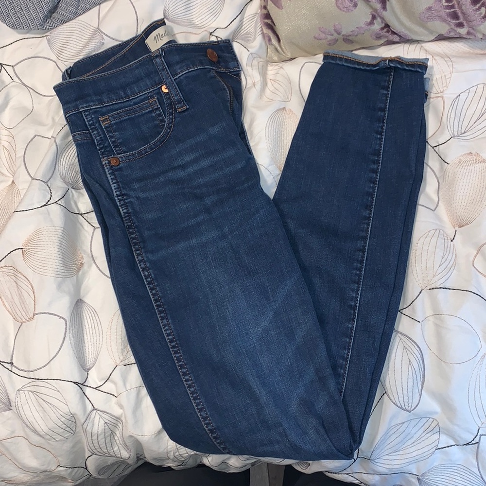 Madewell 10” high rise skinny size 24